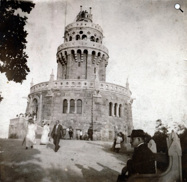 János-hegy, Erzsébet-kilátó, Budapest, 1917 (Fotó: Fortepan/Gáli)
