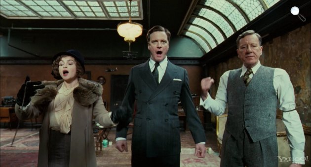 A király beszéde - Helena Bonham Carter, Colin Firth, Geoffrey Rush, 2010 (Fotó: listal.com)