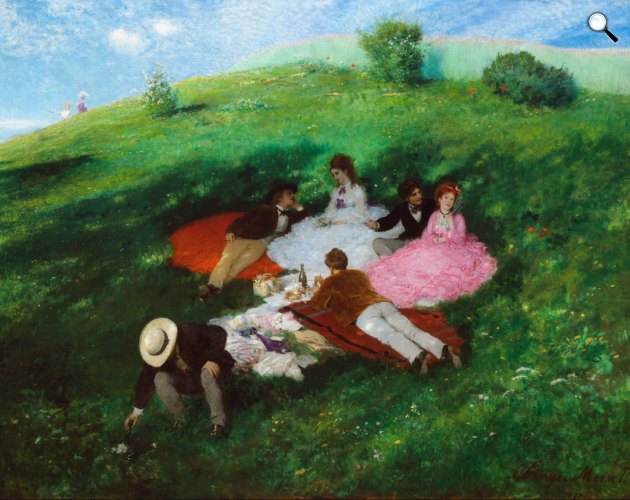 Szinyei Merse Pál: Majális, 1873 (Fotó: MNG)