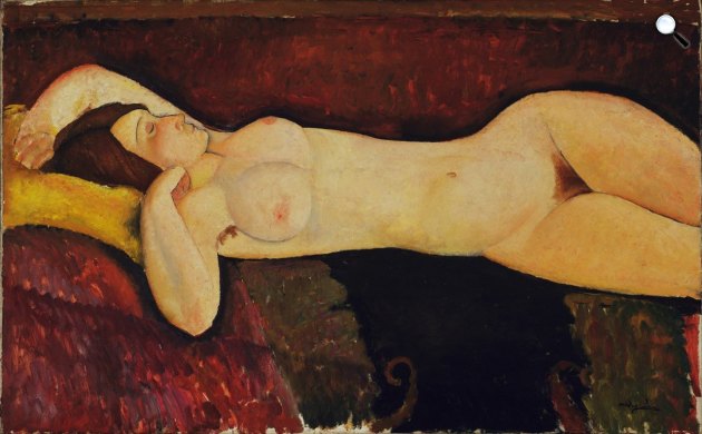 Amedeo Modigliani: Fekvő akt, 1919 (Fotó: Pannonia Entertainment/MoMA)