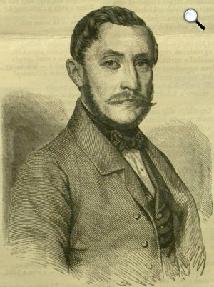báró Kemény Zsigmond (1814-1875), író, politikus arcképe (Fotó: Vasárnapi Ujság/OSZK)