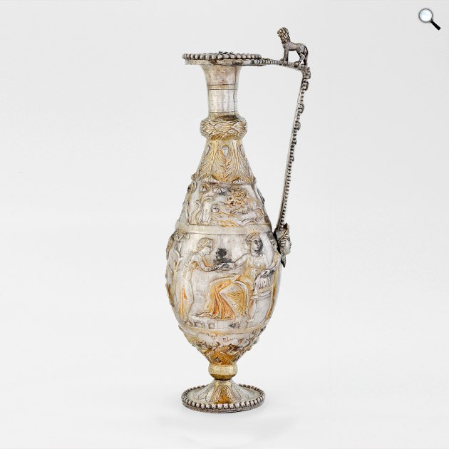 Seuso-kincs, a Hippolütosz-korsó (Fotó: Dabasi András és Kardos Judit/MNM)