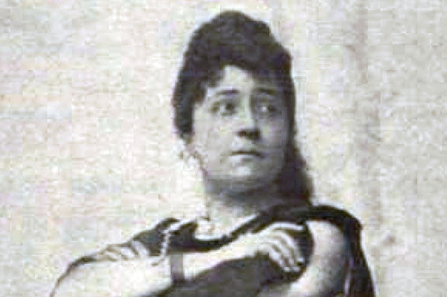 Jászai Mari (1850-1926) színművésznő Medea szerepében (Fotó: OSZK/Vasárnapi Ujság)