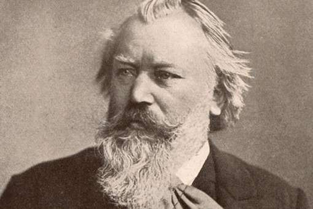 Johannes Brahms (1833-1897) zeneszerző, zongorista, 1889 (Fotó: Wikipédia)