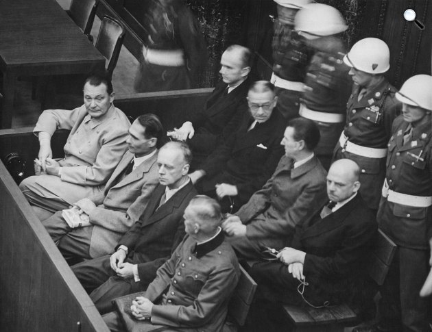 A 2. világháború befejeztével, 1945. november 20-án kezdődött az észak-bajorországi Nürnbergben a német háborús főbűnösök pere (Fotó: Wikimédia))