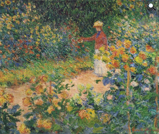 Claude Monet: A kertben, 1895 (Fotó: EG Buehrle/Wikimédia)