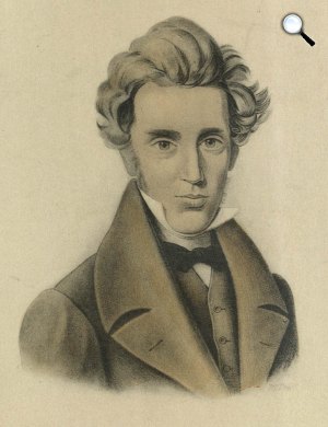 Soren Kierkegaard (1813-1855), dán vallásfilozófus, az egzisztencializmus előfutára (Fotó: Wikimédia)