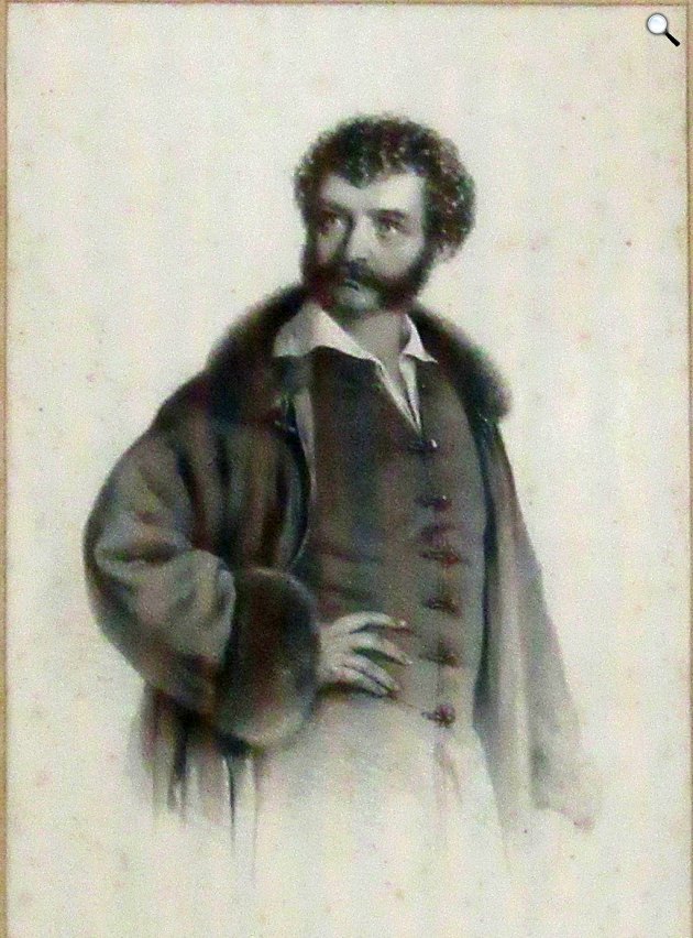 Kisfaludy Károly (1788-1833) költő, drámaíró, festő. A reformkori irodalmi élet fő szervezője (Fotó: Kisfaludy Sándor Művelődési Központ)