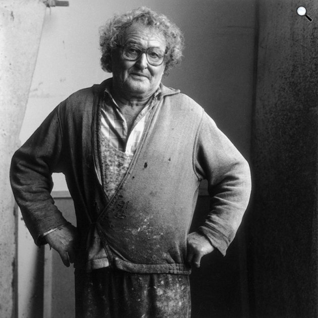 Kokas Ignác (1926-2009), Kossuth-díjas festőművész (Fotó: MMA)