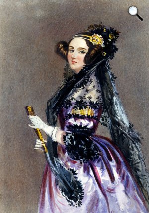 Alfred Edward Chalon: Augusta Ada Lovelace (1815-1852) angol matematikus, George Gordon Byron költő lánya (Fotó: Wikimédia)