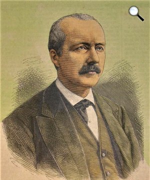 Heinrich Schliemann német kereskedő, amatőr régész, Trója és Mükéné feltárója, 1879 (Fotó: Wikimédia)