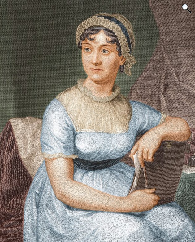 James Edward Austen-Leigh: Jane Austen írónő portréja, 1871 (Fotó: lib.utexas.edu)
