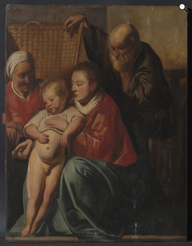 Jacob Jordaens: A Szent család (1617–1618), Brüsszel, Belgium (Fotó: standard.be)