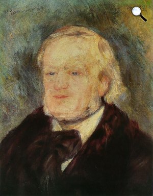 Pierre-Auguste Renoir: Richard Wagner portréja, 1882 (Fotó: Musée, dOrsay/Wikiart)