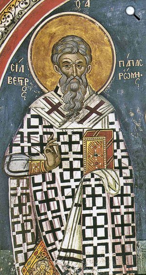 I. Szent Szilveszter pápa (314-335) Dionysos-templom, Athén (Fotó: Pinterest)