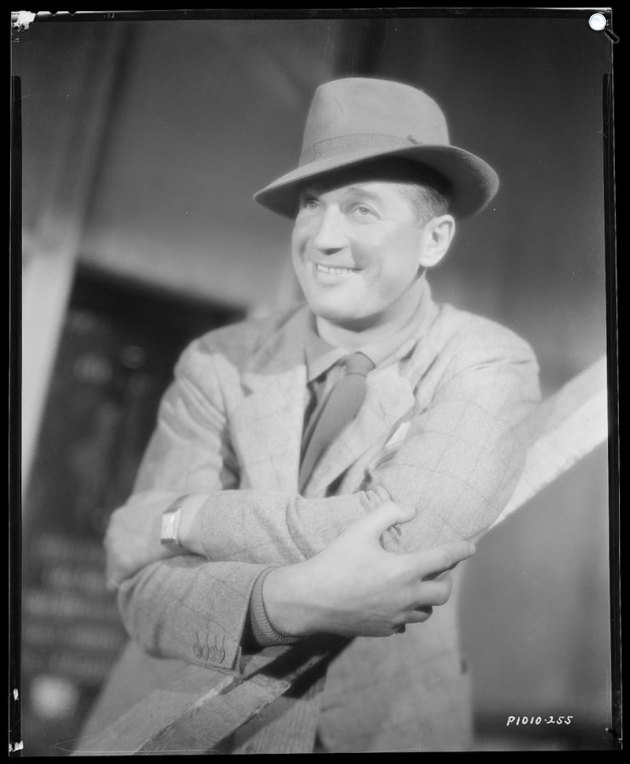 Maurice Chevalier (1888-1972) francia sanzonénekes, filmszínész (Fotó: listal.com)