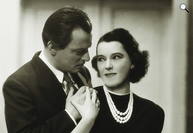 Zilahy Lajos: Hazajáró lelkek - Jávor Pál és Bajor Gizi, 1938 (Fotó: Vajda M. Pál/OSZK)