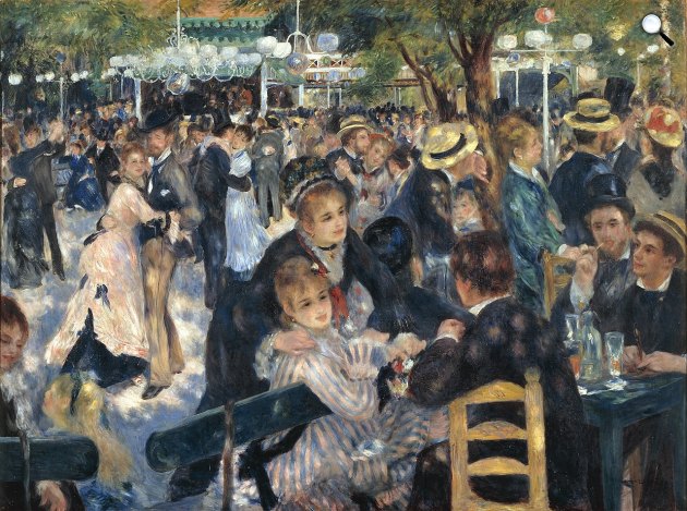 Pierre-Auguste Renoir: Bál a Moulin de la Galette-ben, 1876 (Fotó: Musée dOrsay/Wikimédia)