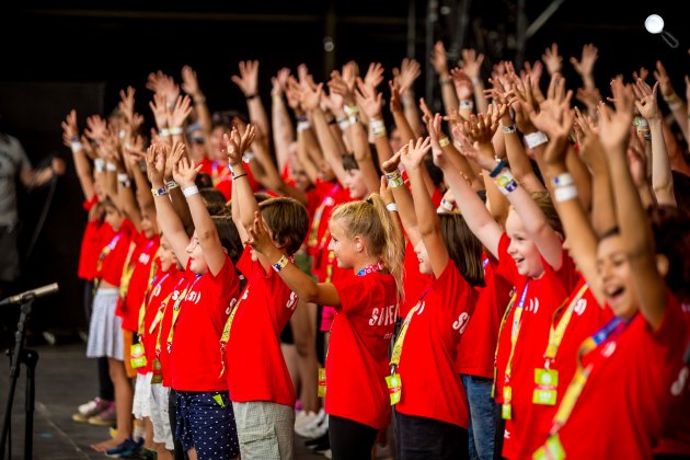 A Superar Magyarország egy zenepedagógiai program - gyerekek a Szigeten (Fotó: Rockstar Photographers)