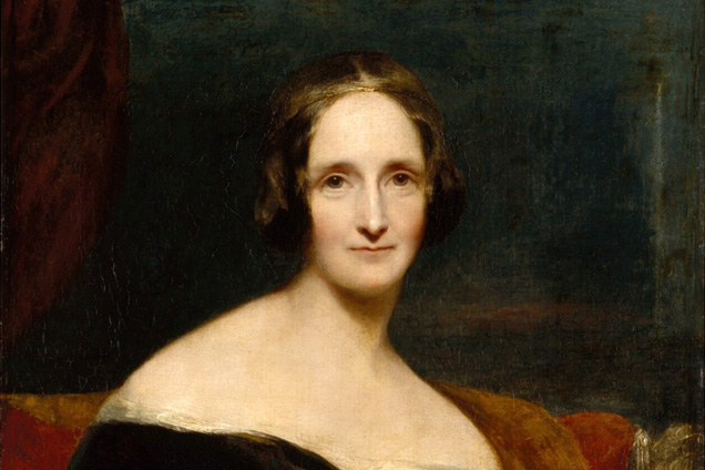 Richard Rothwell: Mary Wollstonecraft Shelley (1797–1851) angol írónő portréja (Fotó: Wikimédia)