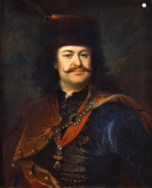 Mányoki Ádám: II. Rákóczi Ferenc (1676-1735) erdélyi fejedelem arcképe, 1712 (Fotó: MNG)