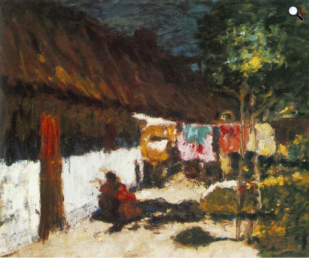 Koszta József: Ruhaszárítás, 1920 (Fotó: MNG)