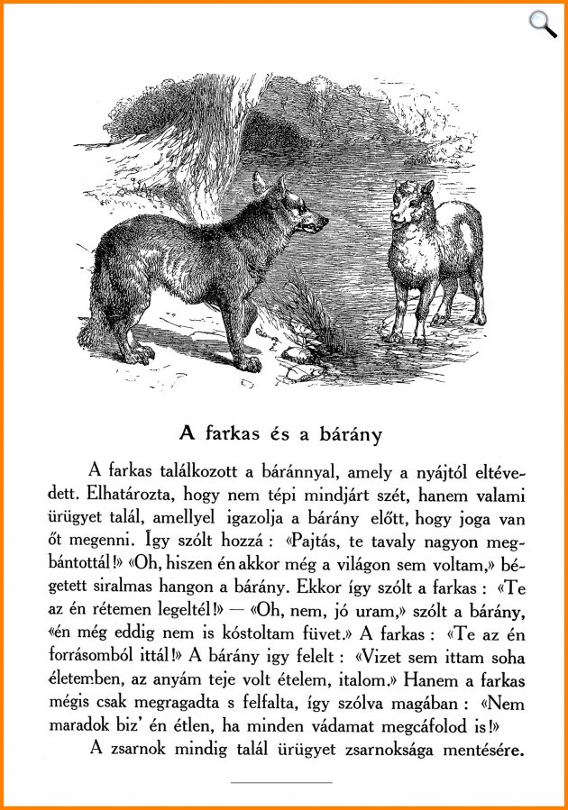 Esopus meséi - A farkas és a bárány (Fotó: TINTA Kiadó)