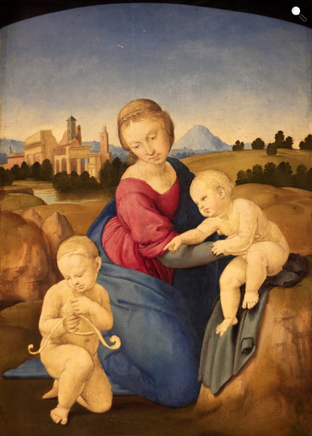 Raffaello Santi: Esterházy Madonna, 1508 (Fotó: Szépművészeti Múzeum)