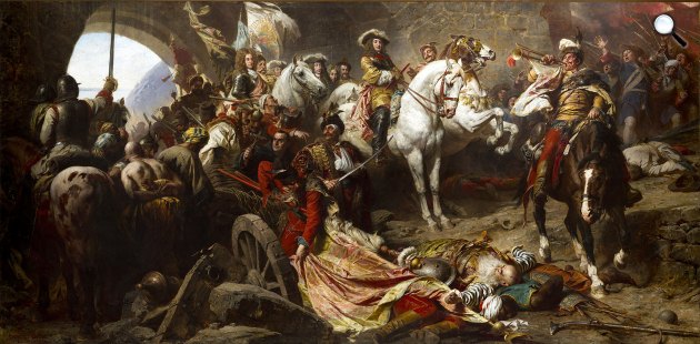 Benczúr Gyula: Budavár visszavétele 1686-ban, 1896 (Fotó: MEK)