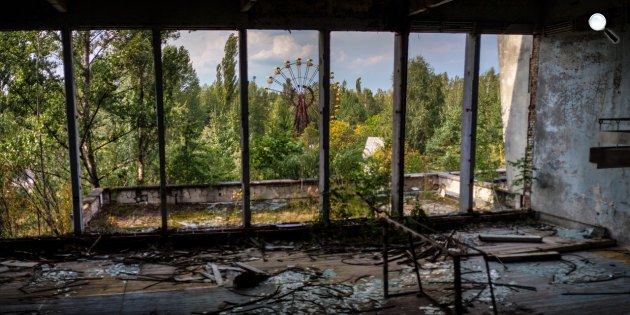 Pripjaty - elhagyatott vidámpark óriáskereke, jelenleg elhagyatott szellemváros, a csernobili atomerőmű robbanása óta, 1986-ban felrobbant, Kijev, Ukrajna (Fotó: Pixabay)