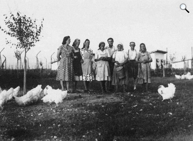 Kitelepítettek a Kónya-tanyán, a Hortobágyon, 1950 (Fotó: Zsákai Piroska tulajdona/munkataborok.hu)