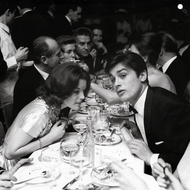 Paul Almásy: Romy Schneider és Alain Delon, 1961 (Fotó: Paul Almásy/Magyar Fotográfiai Múzeum)