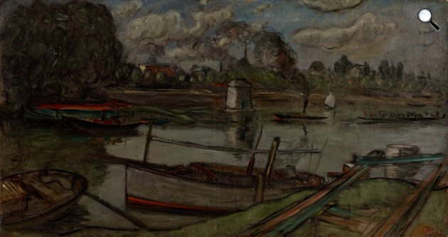 Rippl-Rónai József: A Szajna éjjel, 1898 (Fotó: MNG)