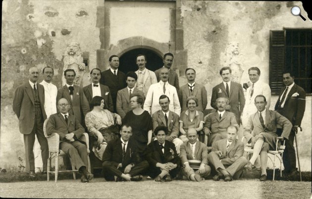 Az Erdélyi Helikon első marosvécsi írótalálkozója, 1926 (Fotó: PIM/europeana.eu)