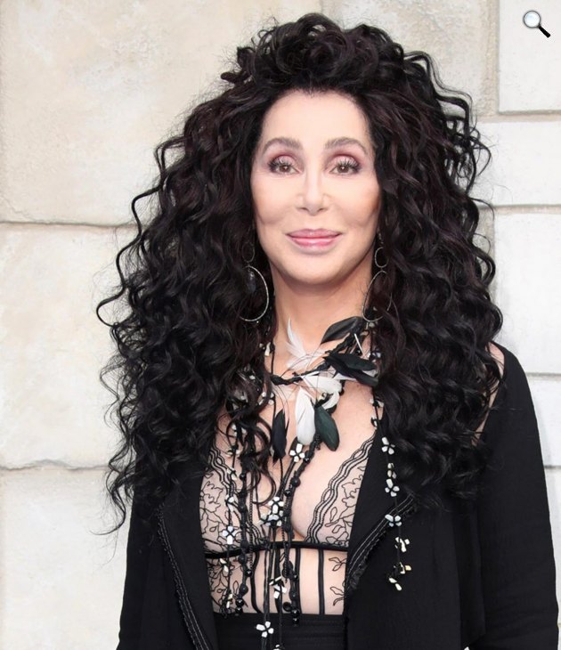 Cher amerikai Grammy- és Oscar-díjas énekes-színésznő, 2018 (Fotó: listal.com)
