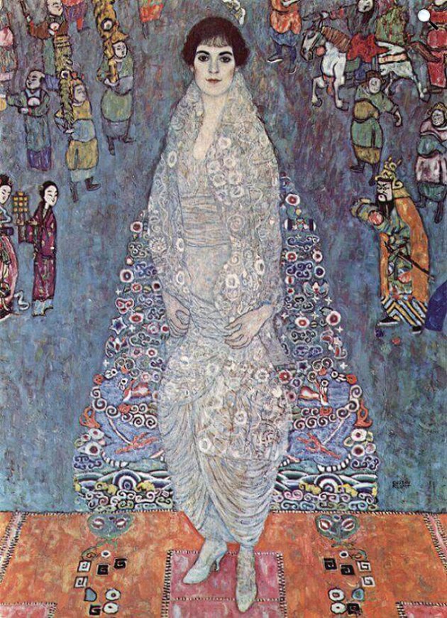 Gustav Klimt: Elisabeth Bachofen Echt bárónő portréja, 1889 (Fotó: gustav-klimt.com)