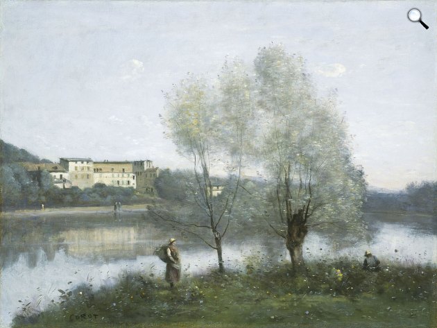 Jean-Baptiste Camille Corot (1796–1875): Ville dAvray, kb. 1867 (Fotó: National Gallery of Art, Washington/Wikimédia)