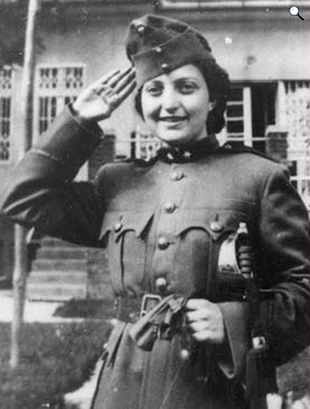 Szenes Hanna (1921-1944) magyar-zsidó költő, ejtőernyős, 2. világháborús hős (Fotó: Wikimédia))