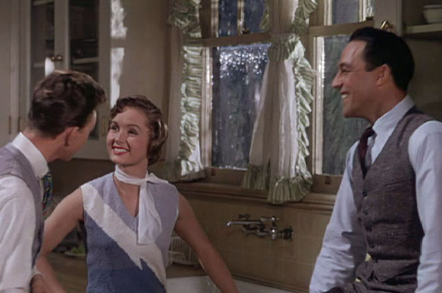 Ének az esőben - Donald O'Connor, Debbie Reynolds és Gene Kelly, 1952 (Fotó: Metro-Goldwyn-Mayer)