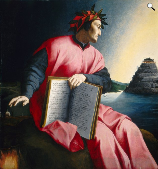 Dante Alighieri (1265-1321) itáliai költő, filozófus (Fotó: Wikiart)