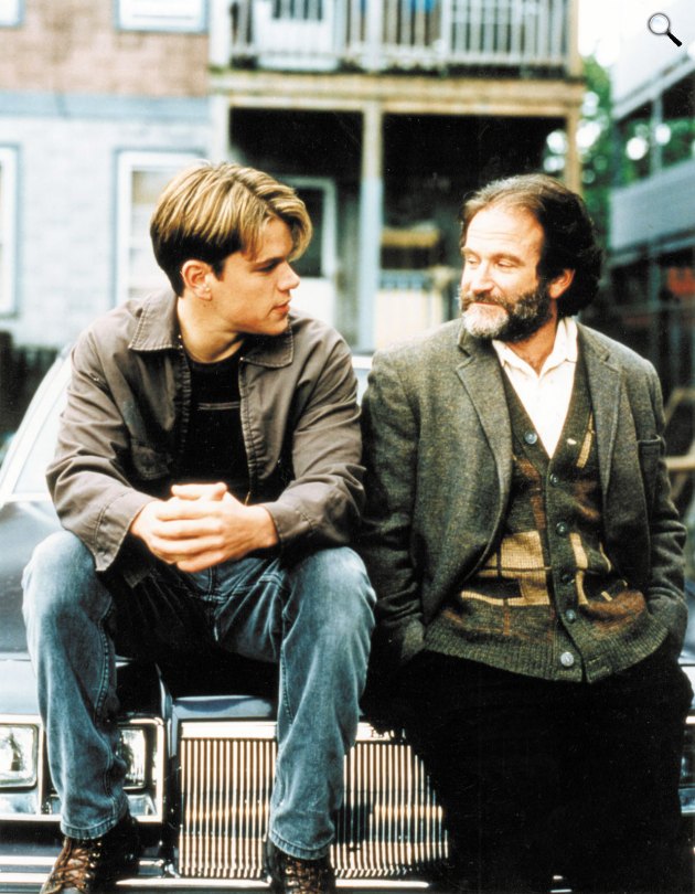 Good Will Hunting - Robin Williams, 1998 (Fotó: Pinteret)