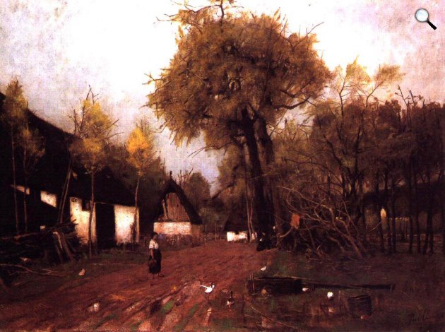 Paál László: Berzovai utca, 1871 (Fotó: MNG)