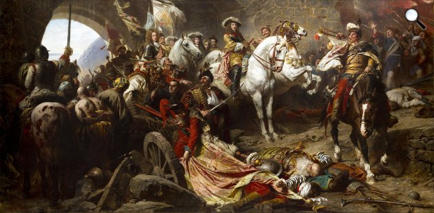 Benczúr Gyula: Budavár visszavétele 1686-ban, 1896 (Fotó: MEK)