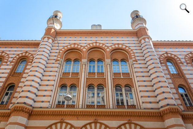 Rumbach Sebestyén utcai zsinagóga homlokzata, Budapest (Fotó: Bartha Dorka)