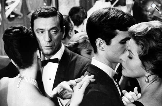 Szereti ön Brahmsot? - Yves Montand, Jessie Royce Landis, Anthony Perkins és Ingrid Bergman, 1961 (Fotó: listal.com)