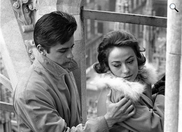 Visconti: Rocco és fivérei - Alain Delon és Annie Girardot, 1960 (Fotó: Pinterest)