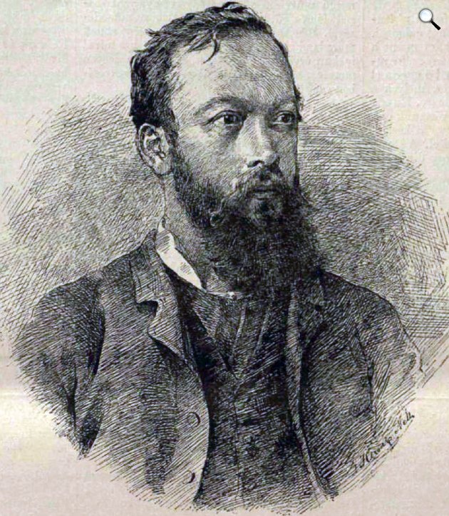 Schickedanz Albert (1846-1915) építész, festőművész (Fotó: Vasárnapi Ujság/OSZK)