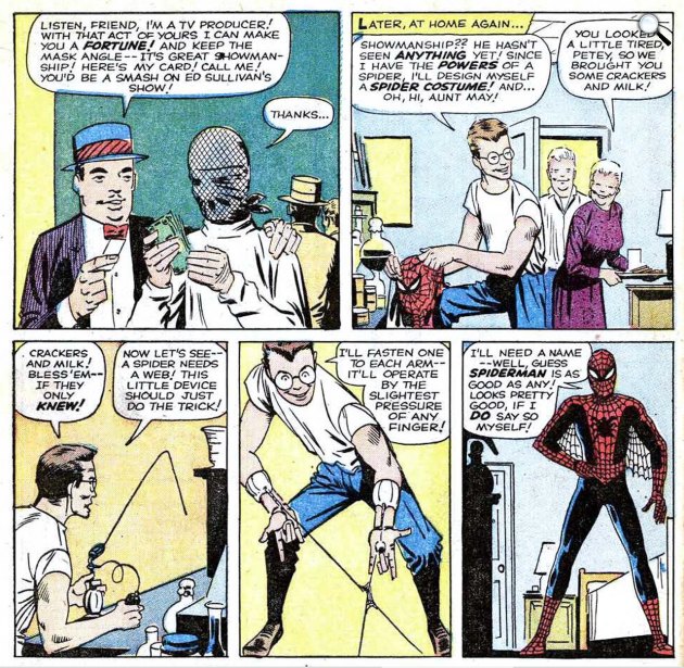 Stan Lee - Steve Ditko: Amezing fantasy - Pókember, 1962 (Fotó: comicbook.com)