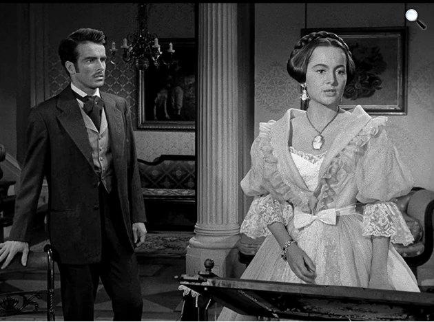Az örökösnő - Olivia de Havilland és Montgomery Clift, 1949 (Fotó: listal.com)