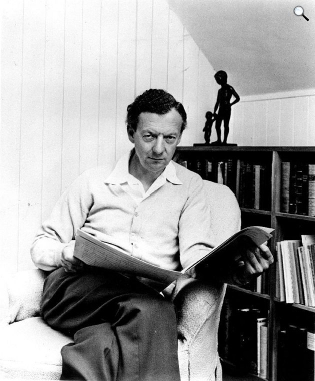 Benjamin Britten (1913-1976) brit zeneszerző, zongoraművész, 1968 (Fotó: Hans Wild/Wikimédia)